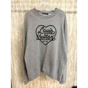 Louis Vuitton Gray Cotton Sweatshirt XXL Japan Exclusive